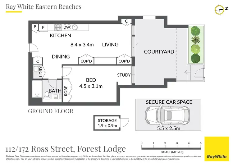 Floorplan of Homely apartment listing, 112/172 Ross Street, Forest Lodge NSW 2037