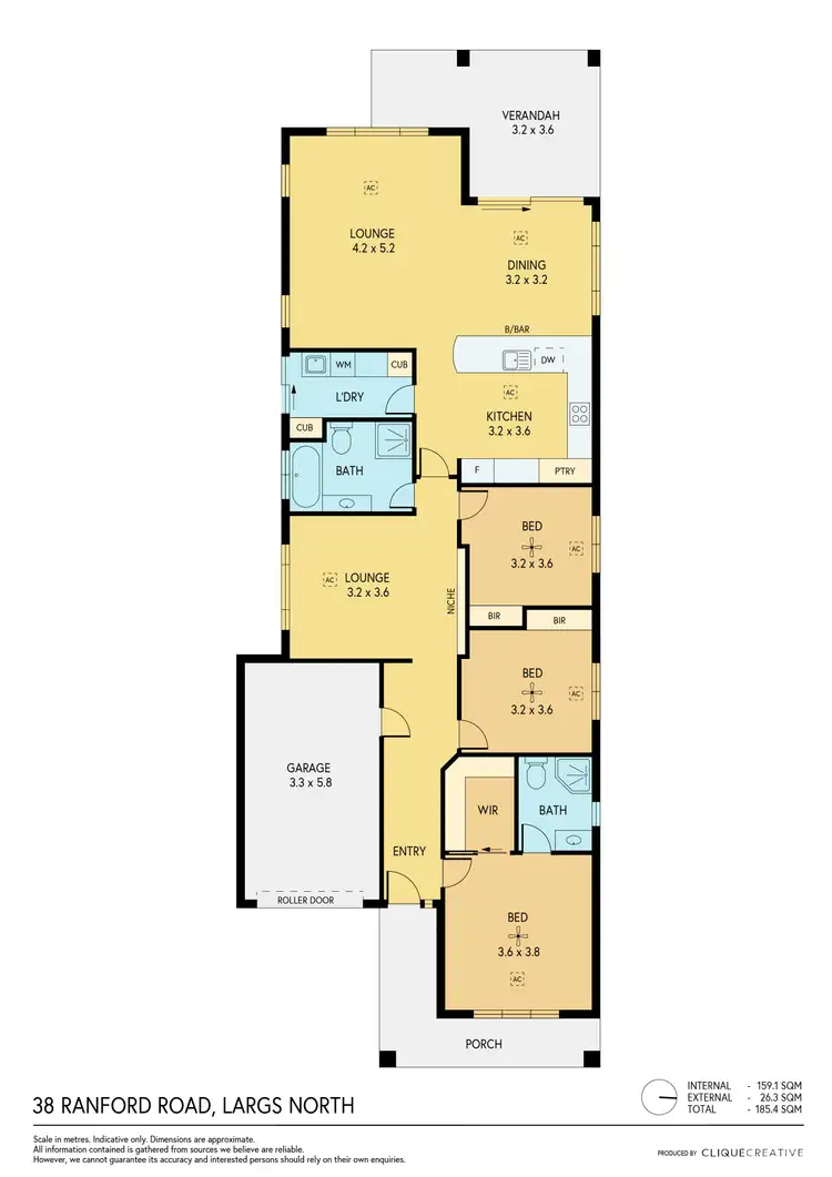 Floorplan of Homely house listing, 38 Ranford Road, Largs North SA 5016