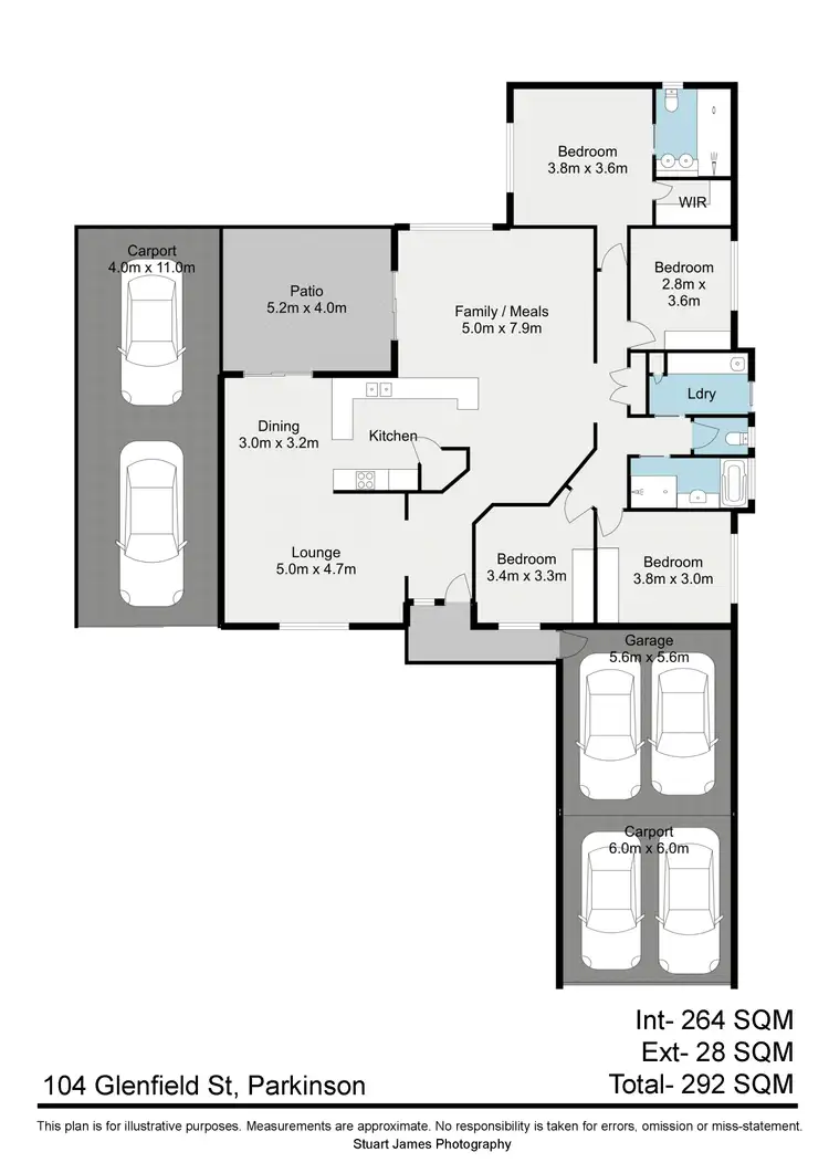 Floorplan of Homely house listing, 104 Glenfield Street, Parkinson QLD 4115