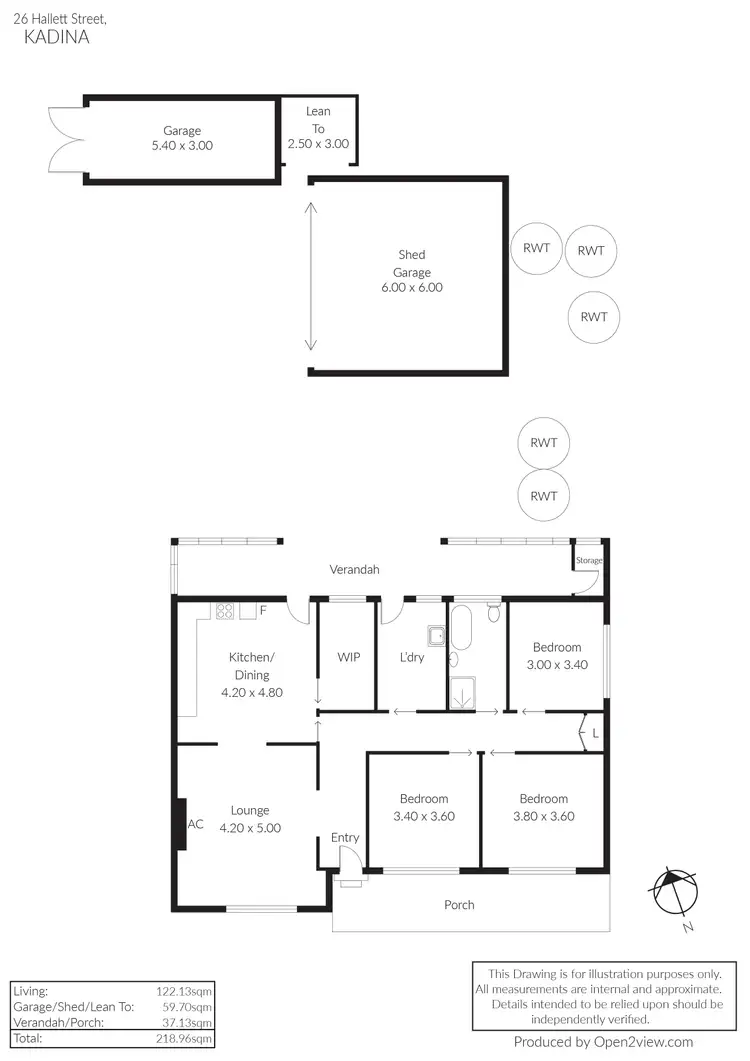 Floorplan of Homely house listing, 26 Hallett Street, Kadina SA 5554