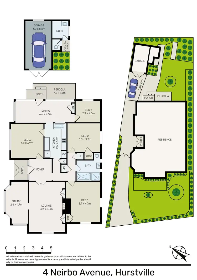 Floorplan of Homely house listing, 4 Neirbo Avenue, Hurstville NSW 2220