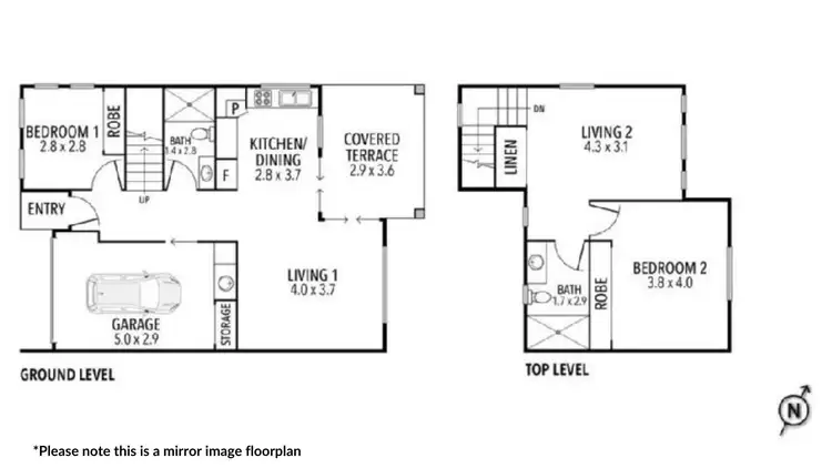 Floorplan of Homely unit listing, 6/25 Mount Pleasant Road, Nambour QLD 4560