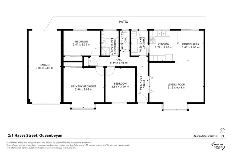 Floorplan of Homely house listing, 2/1 Hayes Street, Queanbeyan NSW 2620