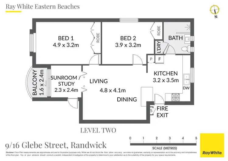 Floorplan of Homely apartment listing, 9/16 Glebe Street, Randwick NSW 2031