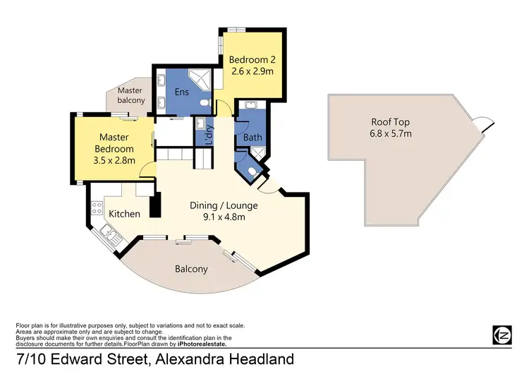 Floorplan of Homely unit listing, 7/10 Edward Street, Alexandra Headland QLD 4572