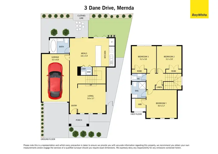 Floorplan of Homely house listing, 3 Dane Drive, Mernda VIC 3754
