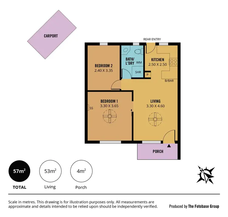 Floorplan of Homely unit listing, 4/104 Ledger Road, Woodville South SA 5011
