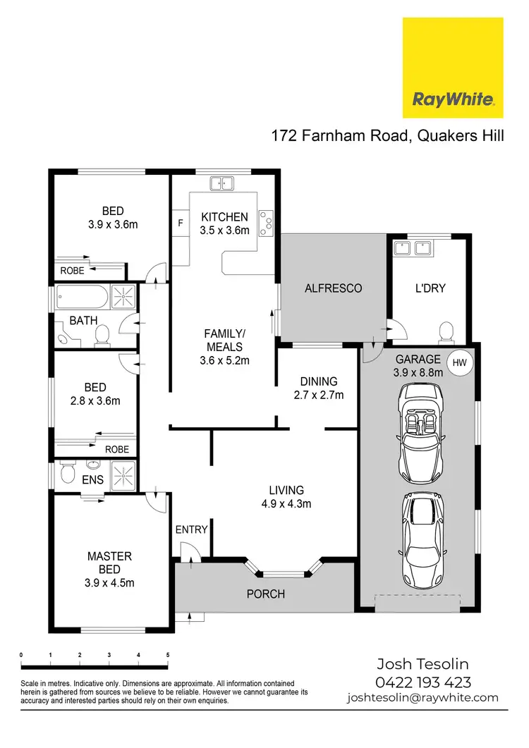 Floorplan of Homely house listing, 172 Farnham Road, Quakers Hill NSW 2763