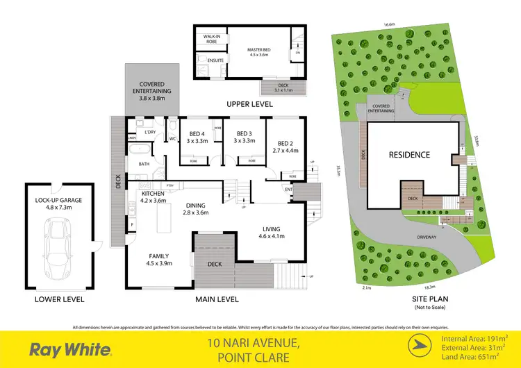 Floorplan of Homely house listing, 10 Nari Avenue, Point Clare NSW 2250