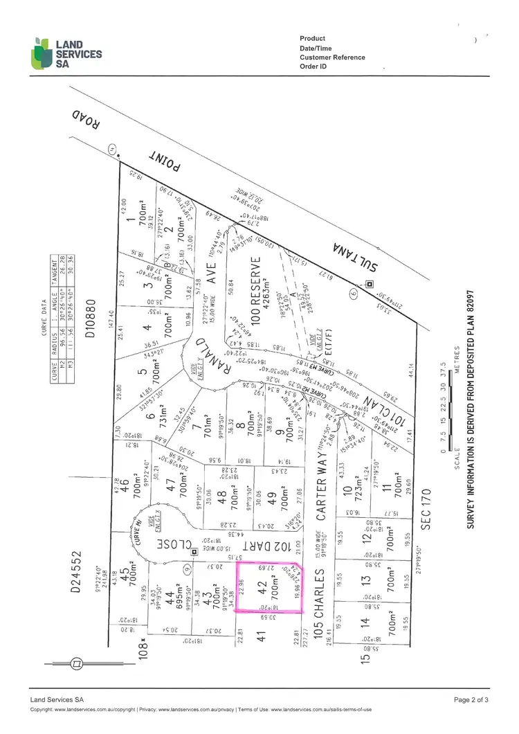 Floorplan of Homely land listing, 6 Charles Carter Way, Edithburgh SA 5583