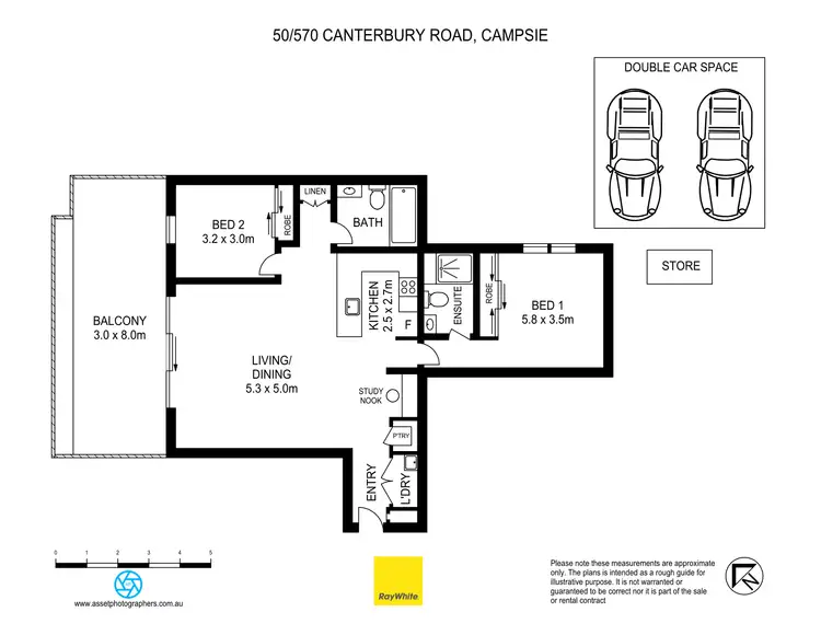 Floorplan of Homely apartment listing, 50/570 Canterbury Road, Campsie NSW 2194