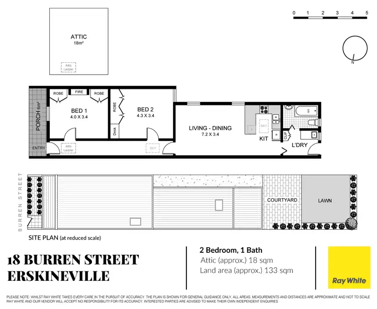 Floorplan of Homely house listing, 18 Burren Street, Erskineville NSW 2043