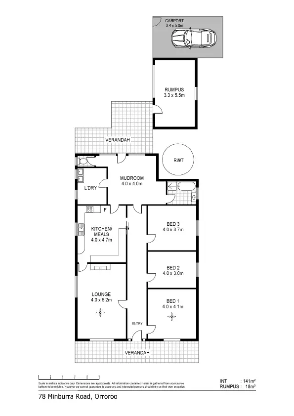 Floorplan of Homely rural property listing, 'Cambalee' Minburra Road, Orroroo SA 5431