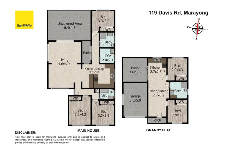Floorplan of Homely house listing, 119 and 119A Davis Road, Marayong NSW 2148
