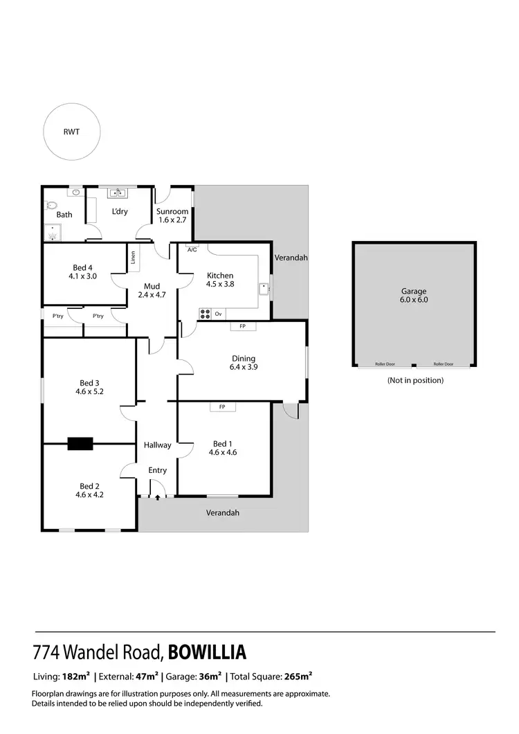 Floorplan of Homely house listing, 774 Wandel Road, Bowillia SA 5461