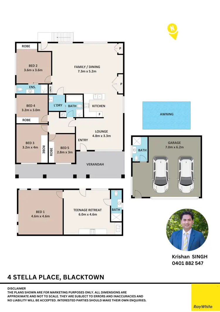 Floorplan of Homely house listing, 4 Stella Place, Blacktown NSW 2148