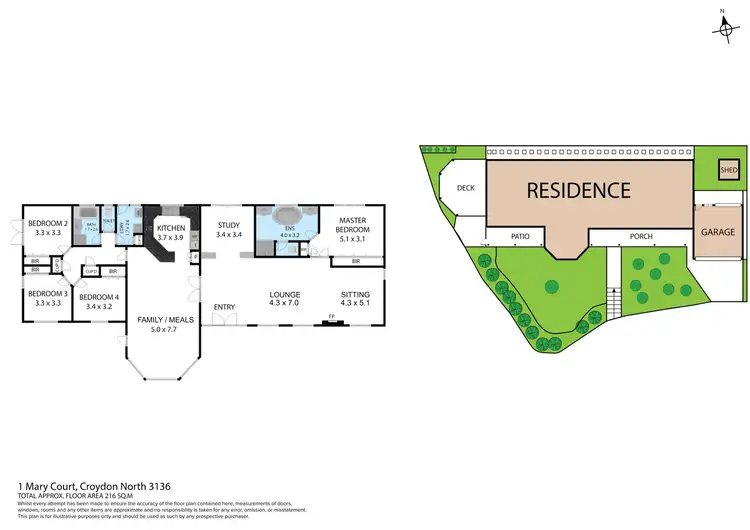 Floorplan of Homely house listing, 1 Mary Court, Croydon North VIC 3136