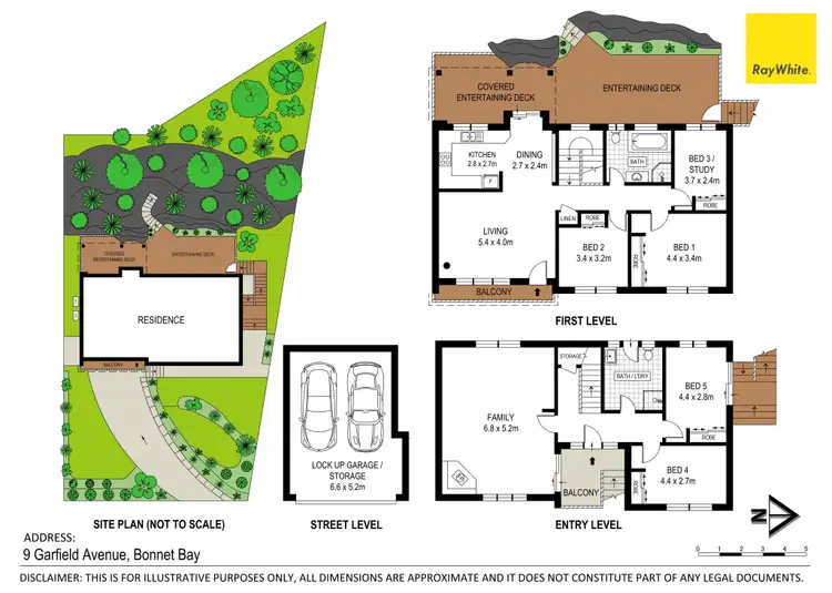 Floorplan of Homely house listing, 9 Garfield Avenue, Bonnet Bay NSW 2226
