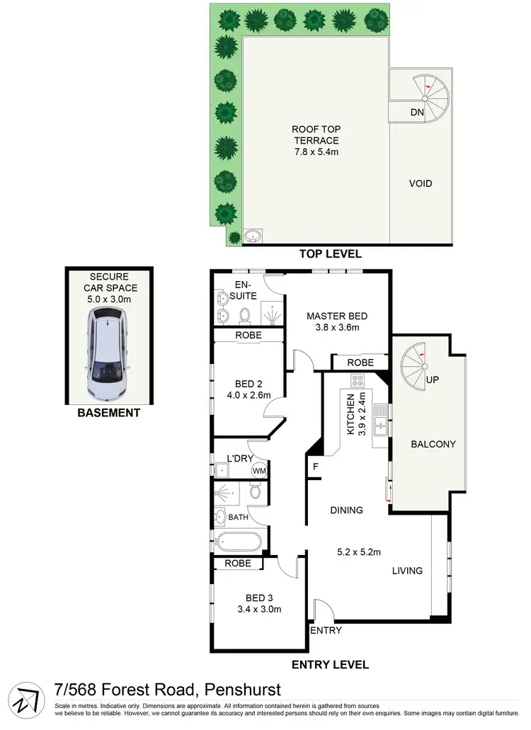 Floorplan of Homely apartment listing, 7/568 Forest Road, Penshurst NSW 2222