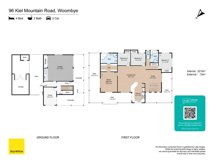 Floorplan of Homely house listing, 96 Kiel Mountain Road, Woombye QLD 4559
