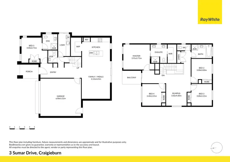 Floorplan of Homely house listing, 3 Sumar Drive, Craigieburn VIC 3064