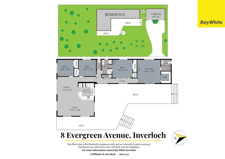Floorplan of Homely house listing, 8 Evergreen Avenue, Inverloch VIC 3996