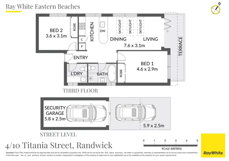 Floorplan of Homely apartment listing, 4/10 Titania Street, Randwick NSW 2031