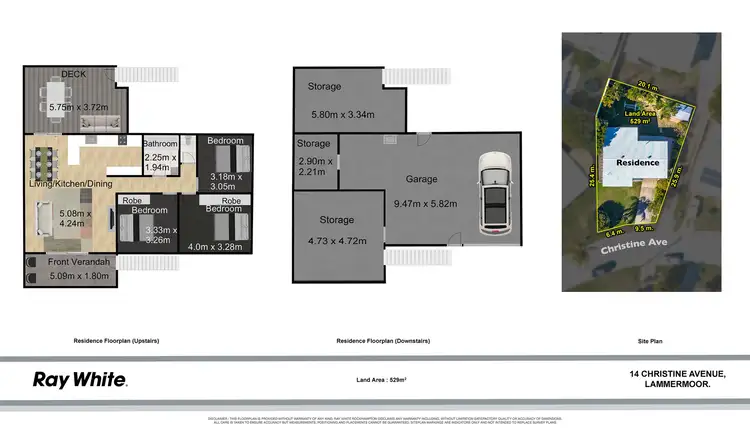 Floorplan of Homely house listing, 14 Christine Avenue, Lammermoor QLD 4703