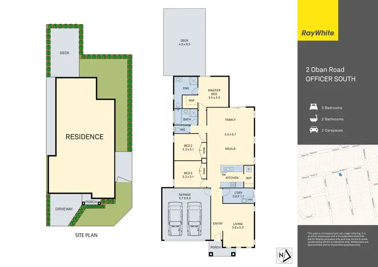Floorplan of Homely house listing, 2 Oban Road, Officer South VIC 3809