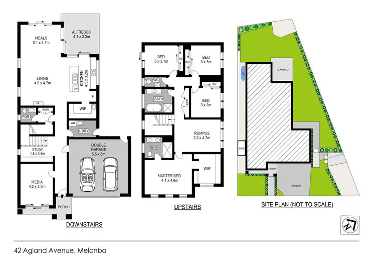 Floorplan of Homely house listing, 42 Agland Avenue, Marsden Park NSW 2765