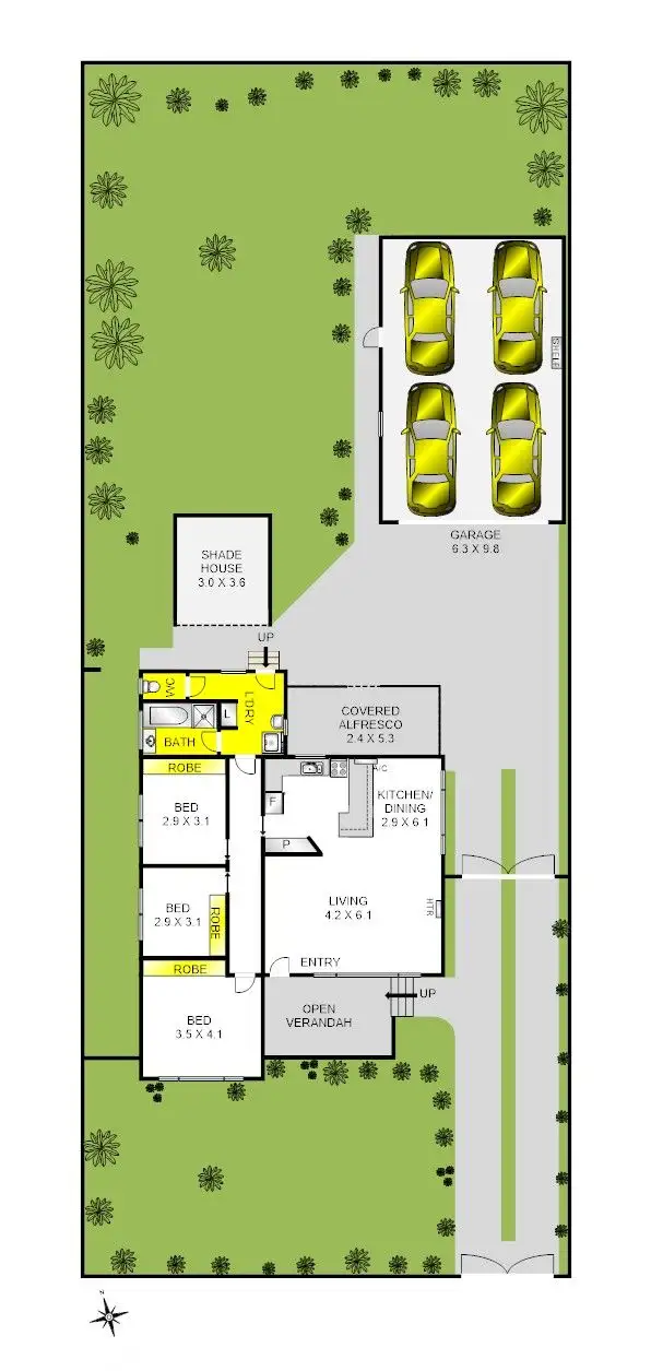 Floorplan of Homely house listing, 44 Summit Avenue, Belmont VIC 3216