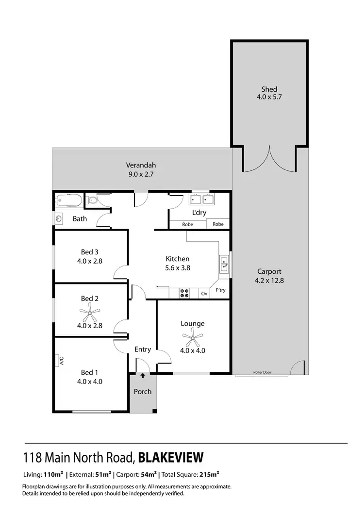 Floorplan of Homely house listing, 118 Main North Road, Blakeview SA 5114