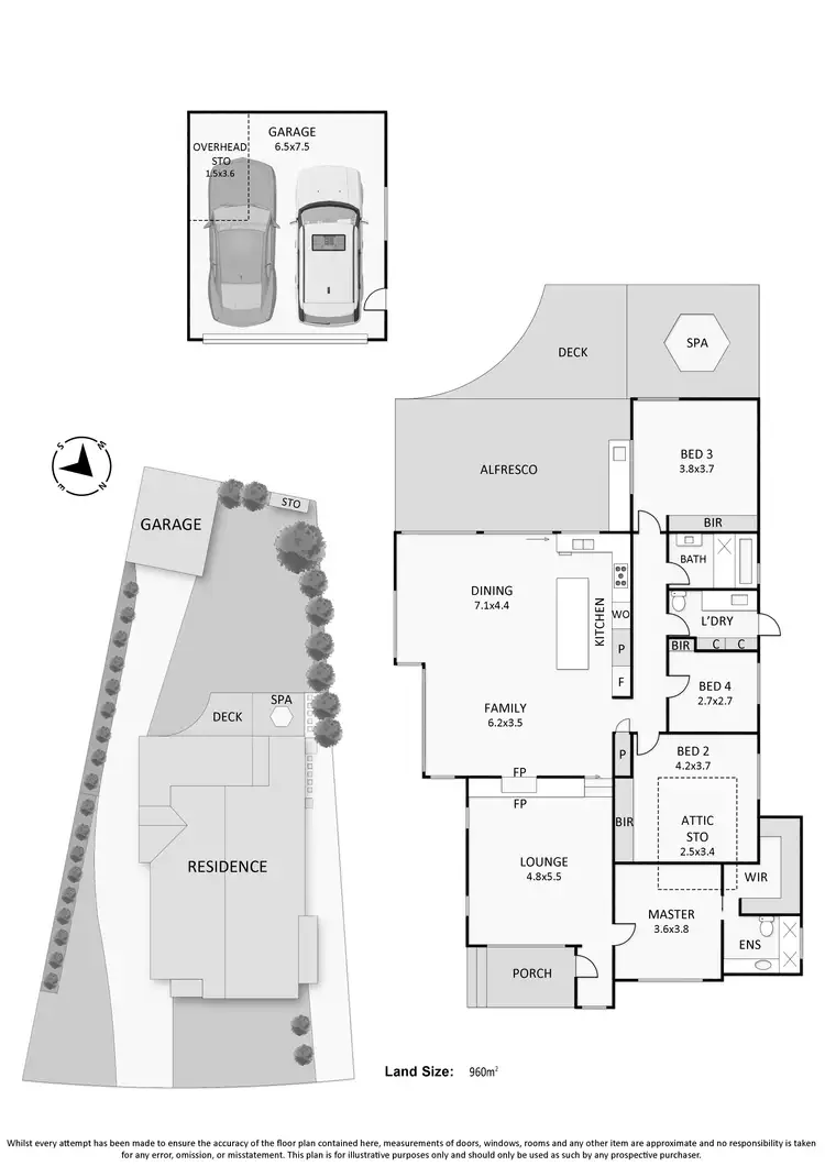 Floorplan of Homely house listing, 36 Ronald Avenue, Frankston South VIC 3199
