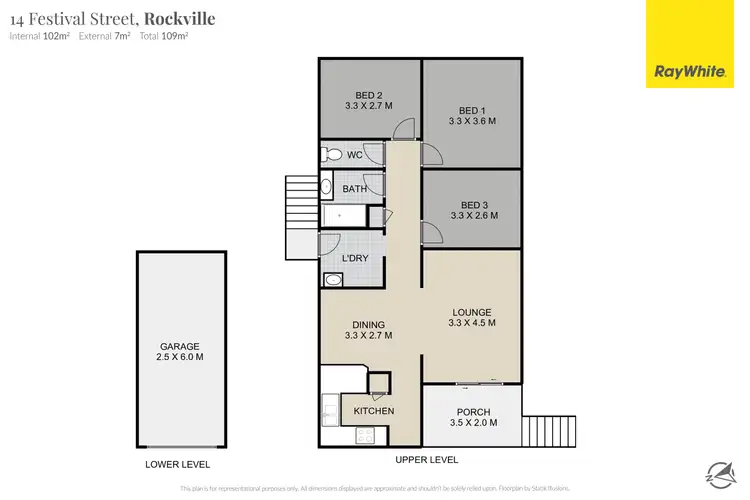 Floorplan of Homely house listing, 14 Festival Street, Rockville QLD 4350