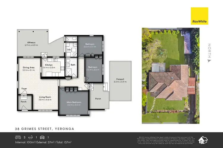 Floorplan of Homely house listing, 38 Grimes Street, Yeronga QLD 4104