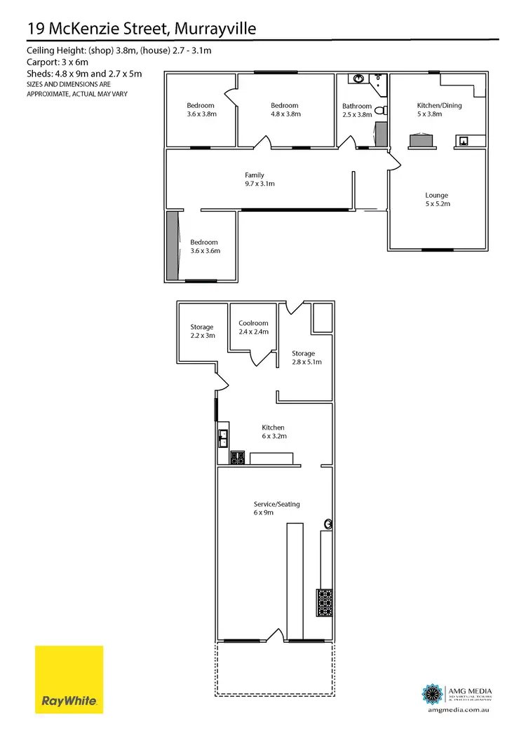 Floorplan of Homely house listing, 19 McKenzie Street, Murrayville VIC 3512