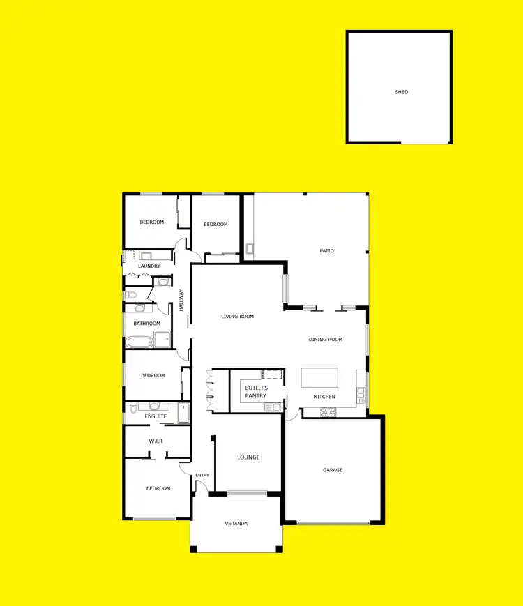 Floorplan of Homely house listing, 38 Elphicks Way, Mildura VIC 3500