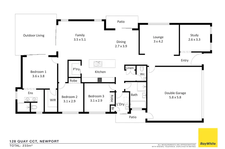 Floorplan of Homely house listing, 128 Quay Circuit, Newport QLD 4020