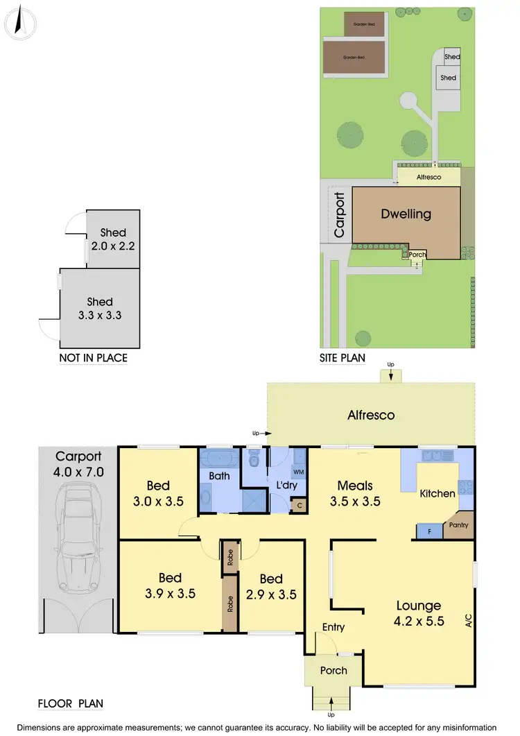Floorplan of Homely house listing, 13 Hindmarsh Street, Rowville VIC 3178