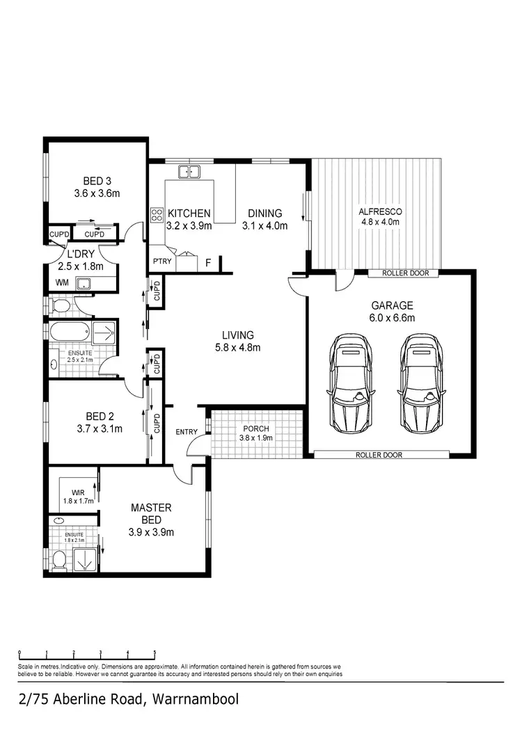 Floorplan of Homely house listing, 2/75 Aberline Road, Warrnambool VIC 3280