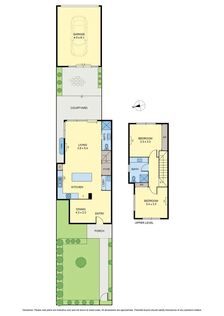 Floorplan of Homely townhouse listing, 18C Queen Street, Coburg VIC 3058