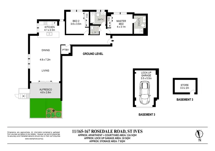 Floorplan of Homely apartment listing, 11/165-167 Rosedale Road, St Ives NSW 2075