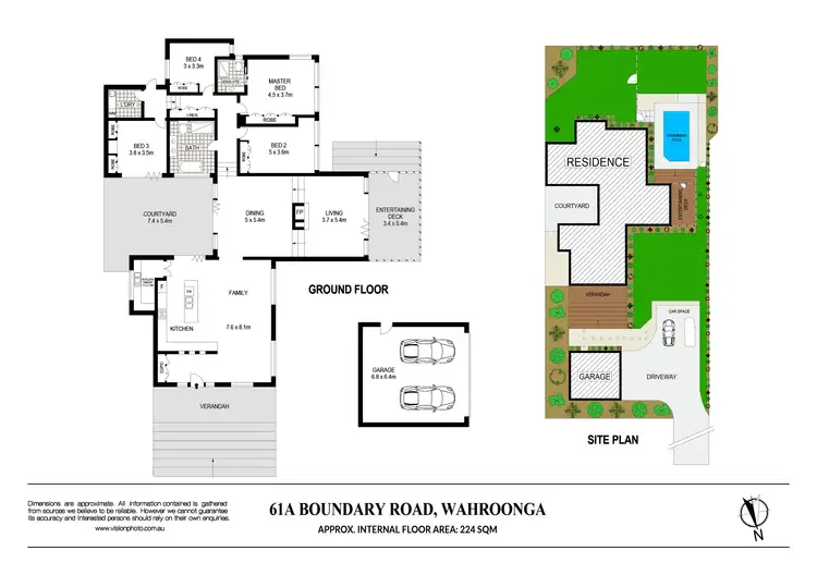 Floorplan of Homely house listing, 61A Boundary Road, Wahroonga NSW 2076