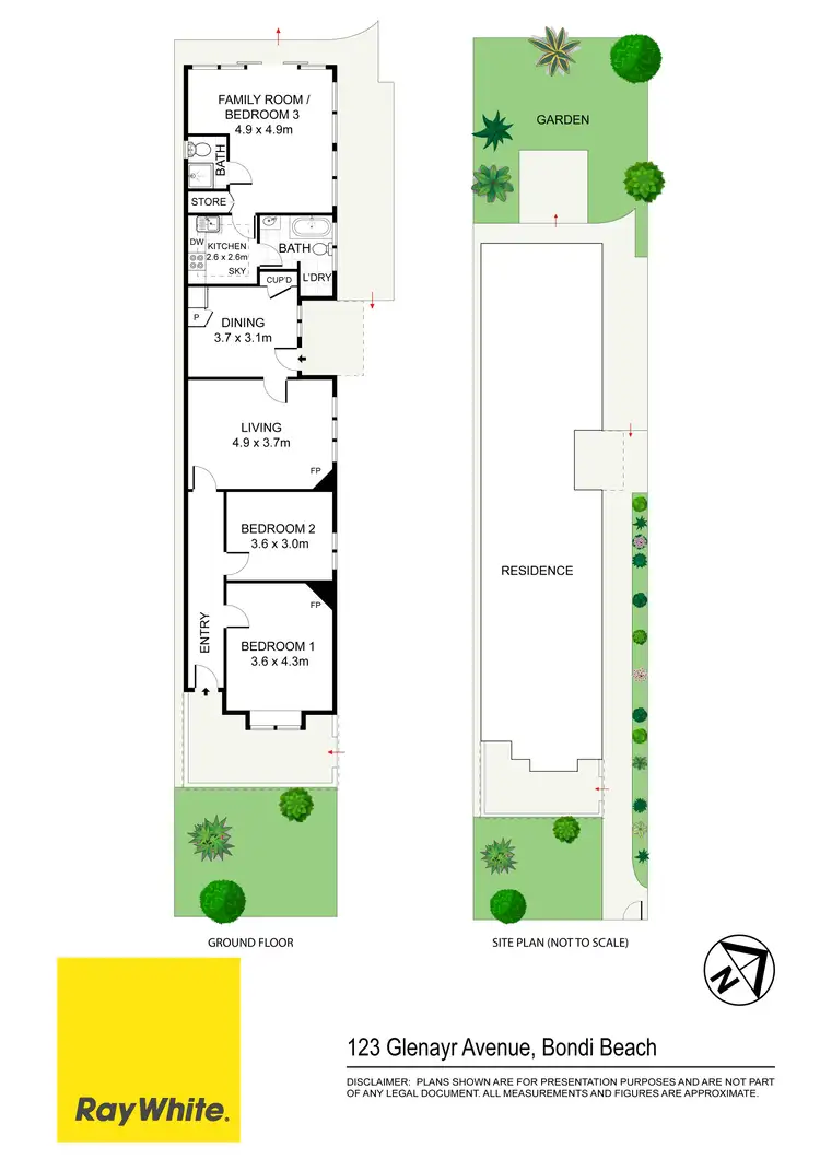 Floorplan of Homely house listing, 123 Glenayr Avenue, Bondi Beach NSW 2026