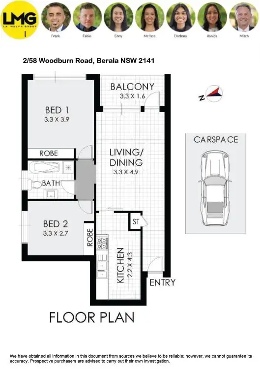 Floorplan of Homely unit listing, 2/58 Woodburn Road, Berala NSW 2141