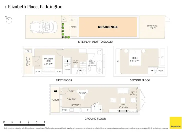 Floorplan of Homely house listing, 1 Elizabeth Place, Paddington NSW 2021