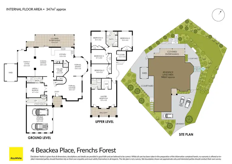 Floorplan of Homely house listing, 4 Baeckea Place, Frenchs Forest NSW 2086