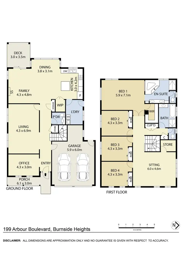 Floorplan of Homely house listing, 199 Arbour Boulevard, Burnside Heights VIC 3023