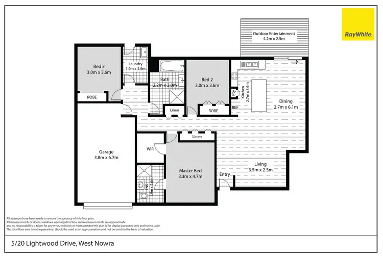 Floorplan of Homely unit listing, 5/20 Lightwood Drive, West Nowra NSW 2541