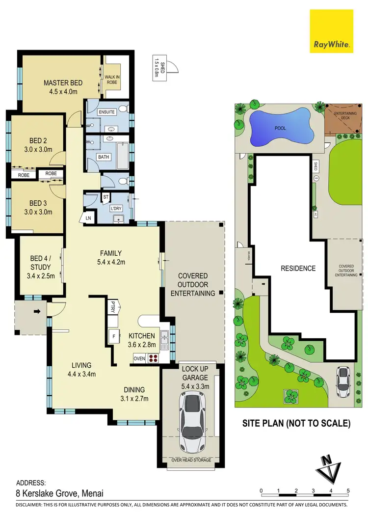 Floorplan of Homely house listing, 8 Kerslake Grove, Menai NSW 2234